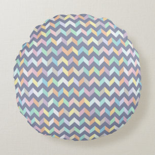 Geometrisches Muster Rundes Kissen
