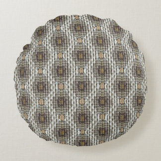 Geometrisches Muster Rundes Kissen