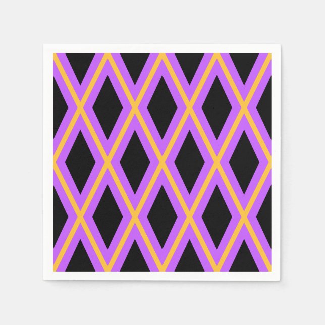 Geometrisches Muster Serviette (Vorderseite)