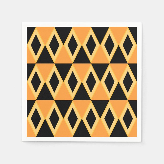 Geometrisches Muster Serviette (Vorderseite)