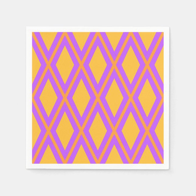 Geometrisches Muster Serviette (Vorderseite)