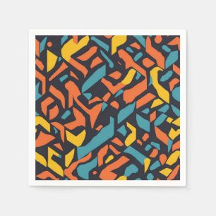 Geometrisches Muster Serviette