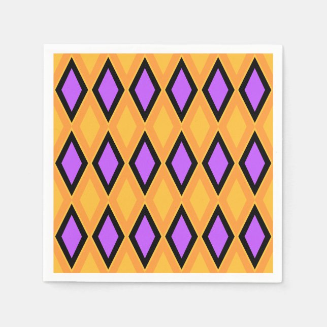 Geometrisches Muster Serviette (Vorderseite)