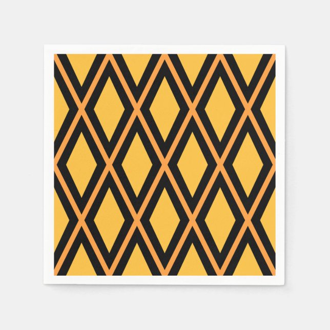 Geometrisches Muster Serviette (Vorderseite)