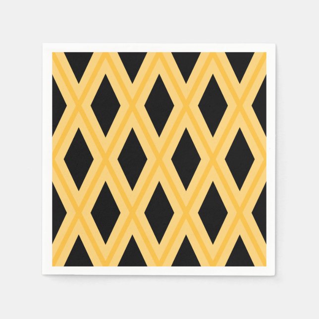Geometrisches Muster Serviette (Vorderseite)