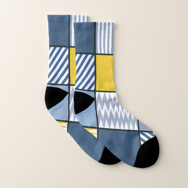 Geometrisches Muster Socken (Paar)