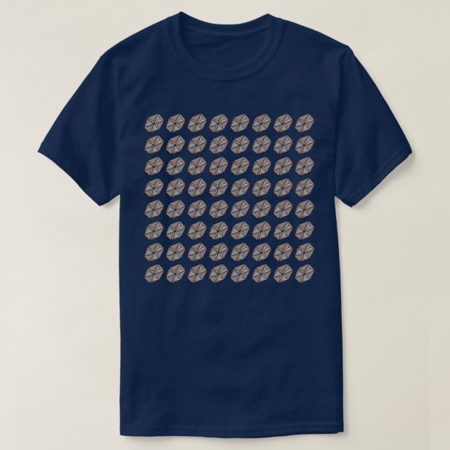 Geometrisches Muster T-Shirt (Design vorne)