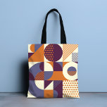 geometrisches Muster Tasche<br><div class="desc">Dieses Design zeichnet sich durch ein geometrisches Retro-Muster aus. #abstrakt #geometric #modern #chic #stylish #elegy #trendy #trendy #style #fashion #modischen #press #office #work #school #bags #Tasche #accessoires #gifts #shopping #plum #lila #creme</div>