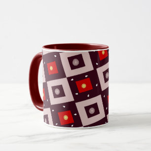 Geometrisches Muster Tasse