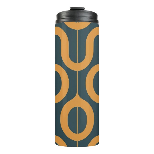 Geometrisches Muster Thermosbecher (Vorderseite)