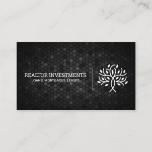 Geometrisches Muster   Tree-Symbol Visitenkarte