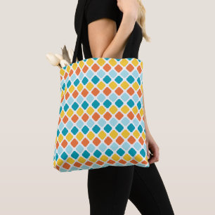 Geometrisches Muster Vintage Stylisch Modern Tasche