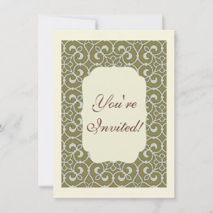 Geometrisches Mustergitter Einladung