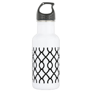 Geometrisches Mustergitter Trinkflasche