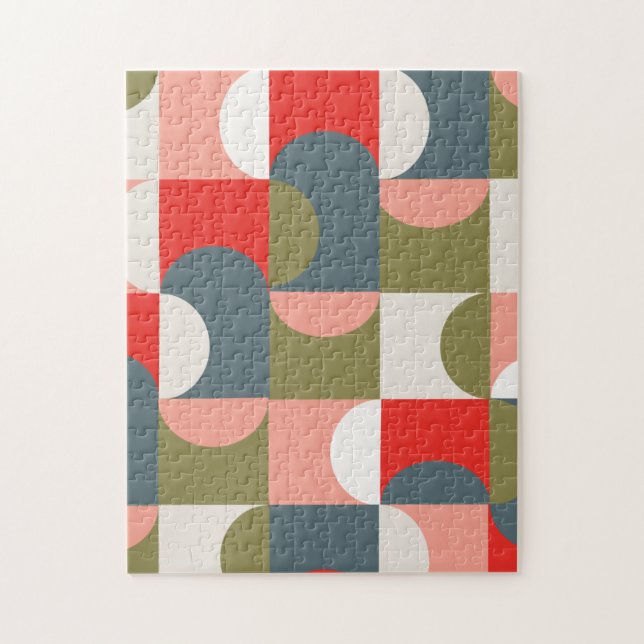 Geometrisches Musterpuzzle (Vertikal)