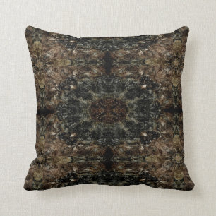 Geometrisches MVB-braunes Design 1 Kissen