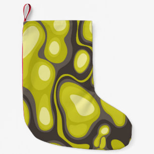 Geometrisches nahtloses Muster aus Flecken. Abstra Kleiner Weihnachtsstrumpf