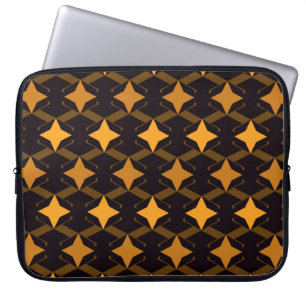 Geometrisches nahtloses Muster. Minimale Oberfläch Laptopschutzhülle