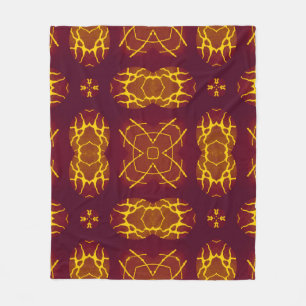 Geometrisches Nahtloses Retro-Design. geometrisch Fleecedecke