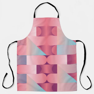 Geometrisches Oberflächenmuster mit Dreiecken, Kre Schürze