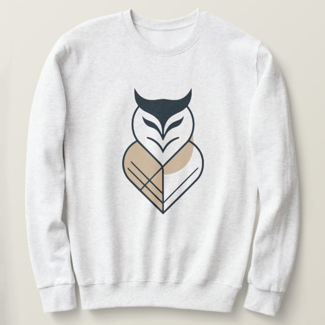 Geometrisches OWL-Logo Sweatshirt (Design vorne)