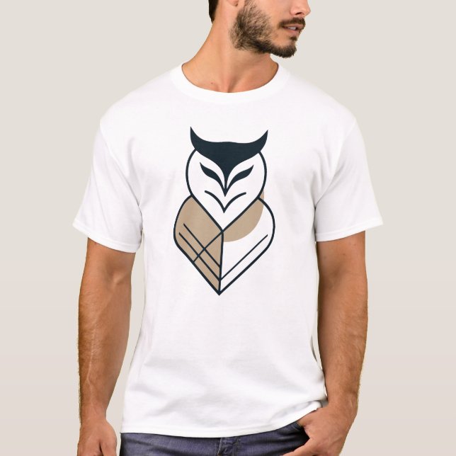 Geometrisches OWL-Logo T-Shirt (Vorderseite)