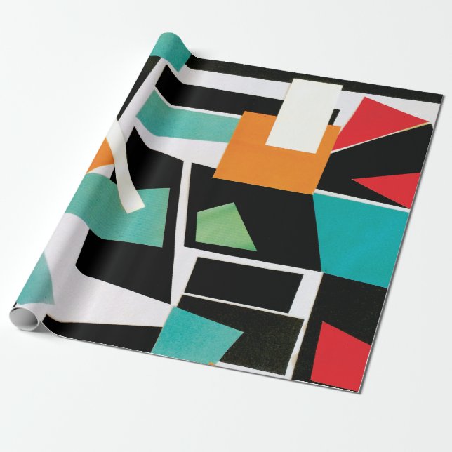 Geometrisches Papier Geschenkpapier (Ungerollt)