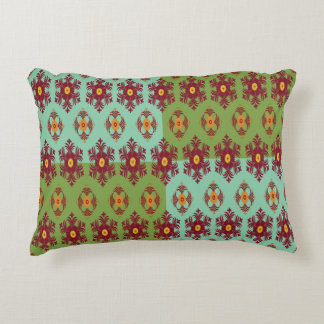 Geometrisches Patchwork-Wurfkissen – Modernes Lila Dekokissen