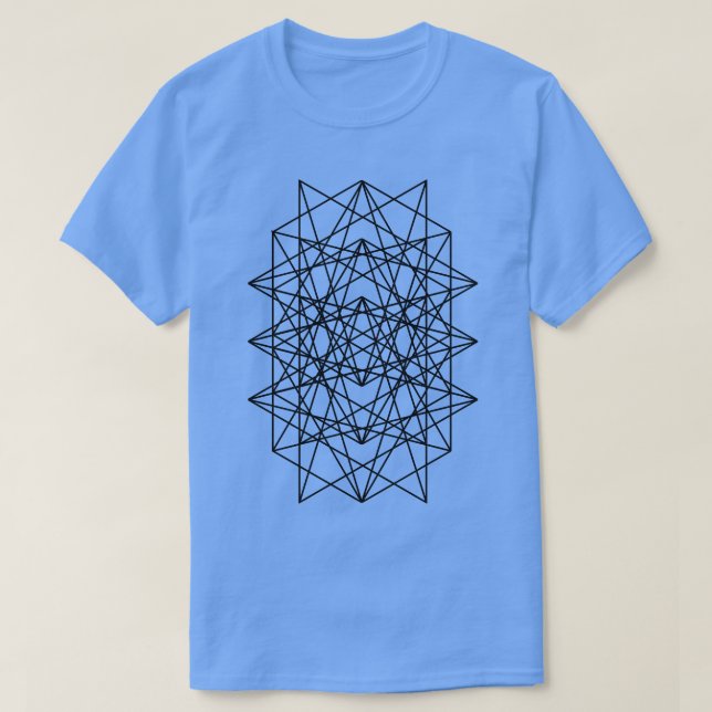 geometrisches Quadrat T-Shirt (Design vorne)