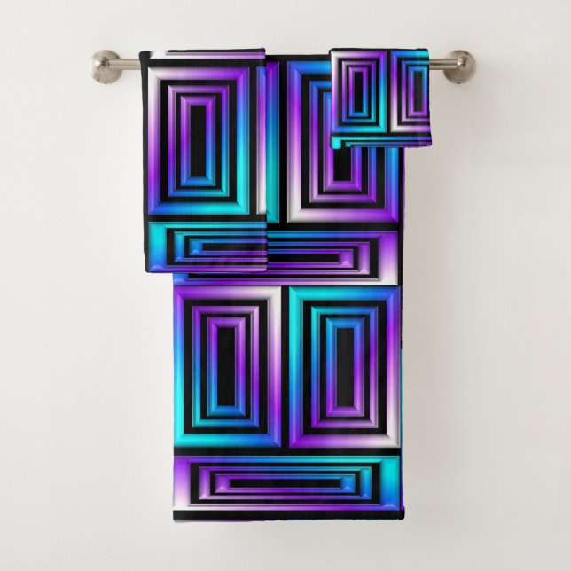 geometrisches rechteckiges Set (Insitu)