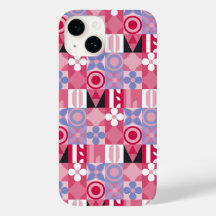 geometrisches Retro-Druckmuster