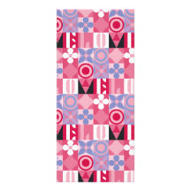 geometrisches Retro-Druckmuster