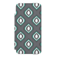 Geometrisches Retro ikat Stammes- Muster