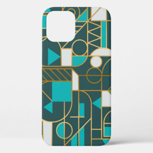 Geometrisches Retro: Minimalistisches Artwork Post Case-Mate iPhone Hülle