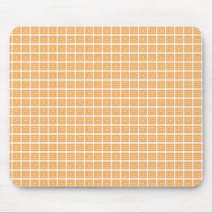 Geometrisches Retro-Mousepad, Mandarine Mousepad