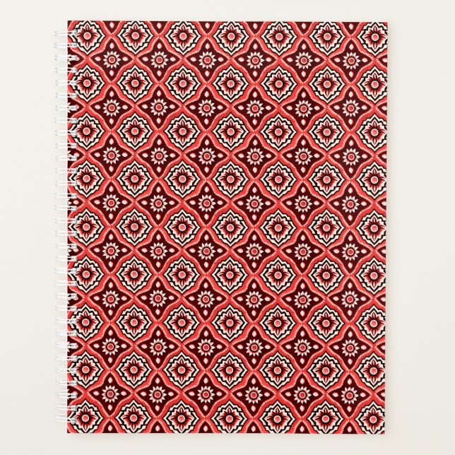 Geometrisches Retro-Muster Planer (Vorderseite)