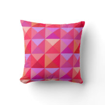 Geometrisches Retro Rosa