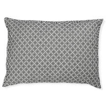 Geometrisches Schwarz und Weiß Gemustert
