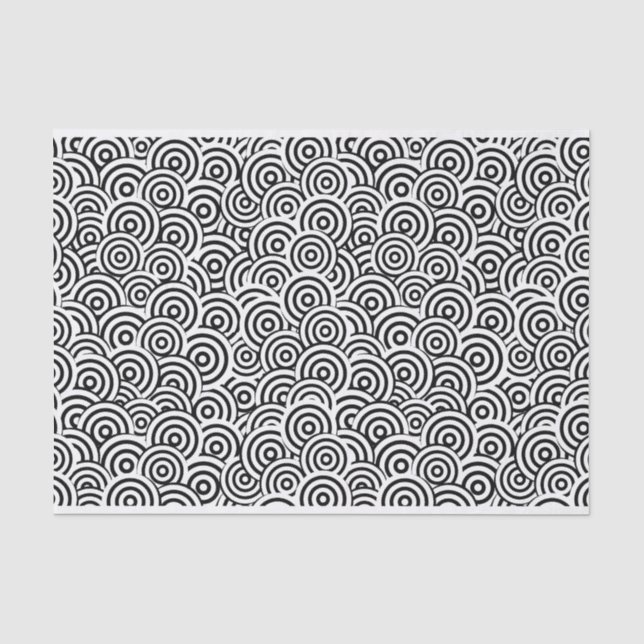 Geometrisches Seidenpapier (Vorderseite)