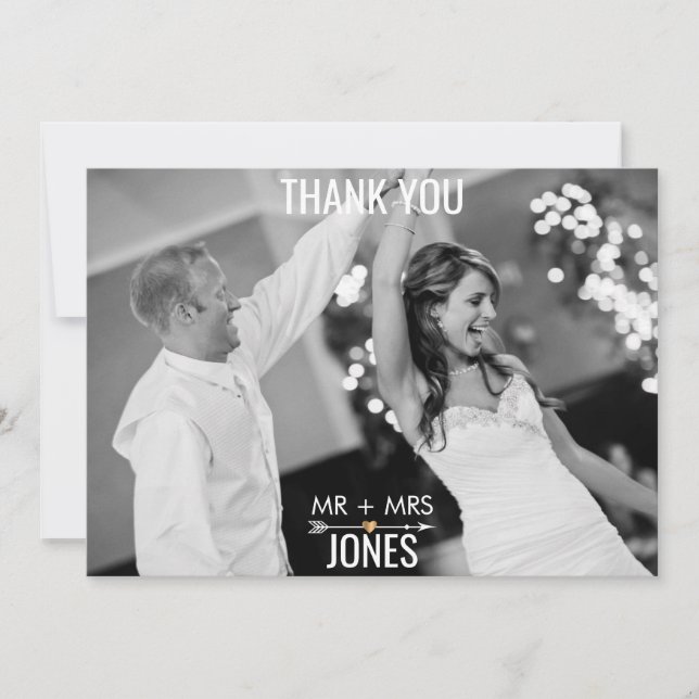 Geometrisches Skull Foto Vielen Dank Dankeskarte (Vorderseite)