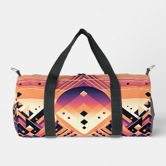 Geometrisches Sonnenset - Fettsymmetrie Duffle Bag
