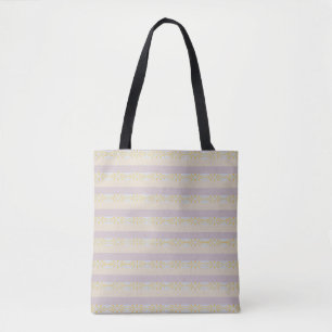 Geometrisches Sonnenstreifen-Muster-Tasche Tasche