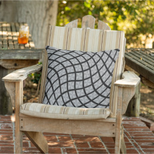 Geometrisches Swirl Kissen