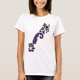 geometrisches T-Shirt für die Blitzlichtmessung