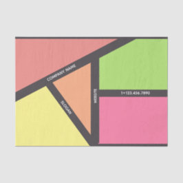 Geometrisches Thema Seidenpapier