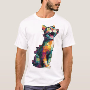 `Geometrisches Tiger-T-Shirt` T-Shirt