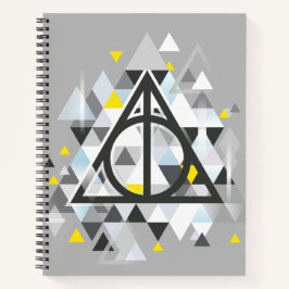 Geometrisches toten Harry Potter-| heiligt Symbol Notizbuch