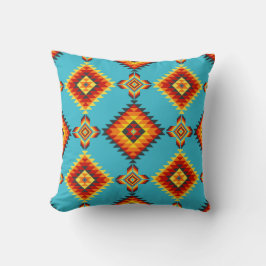 Geometrisches Tribal Muster Kissen