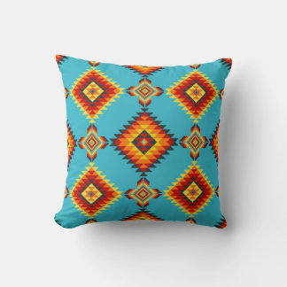 Geometrisches Tribal Muster Kissen