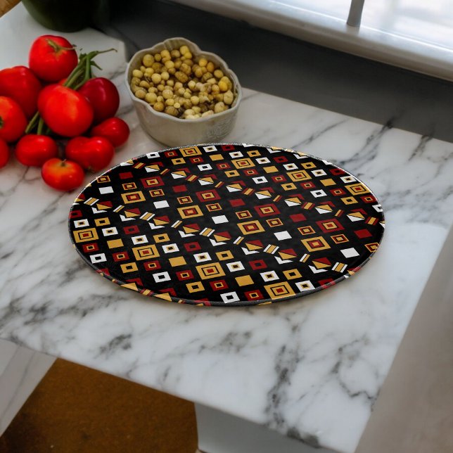 Geometrisches Tribal Muster Schneidebrett (Chopping Board)
